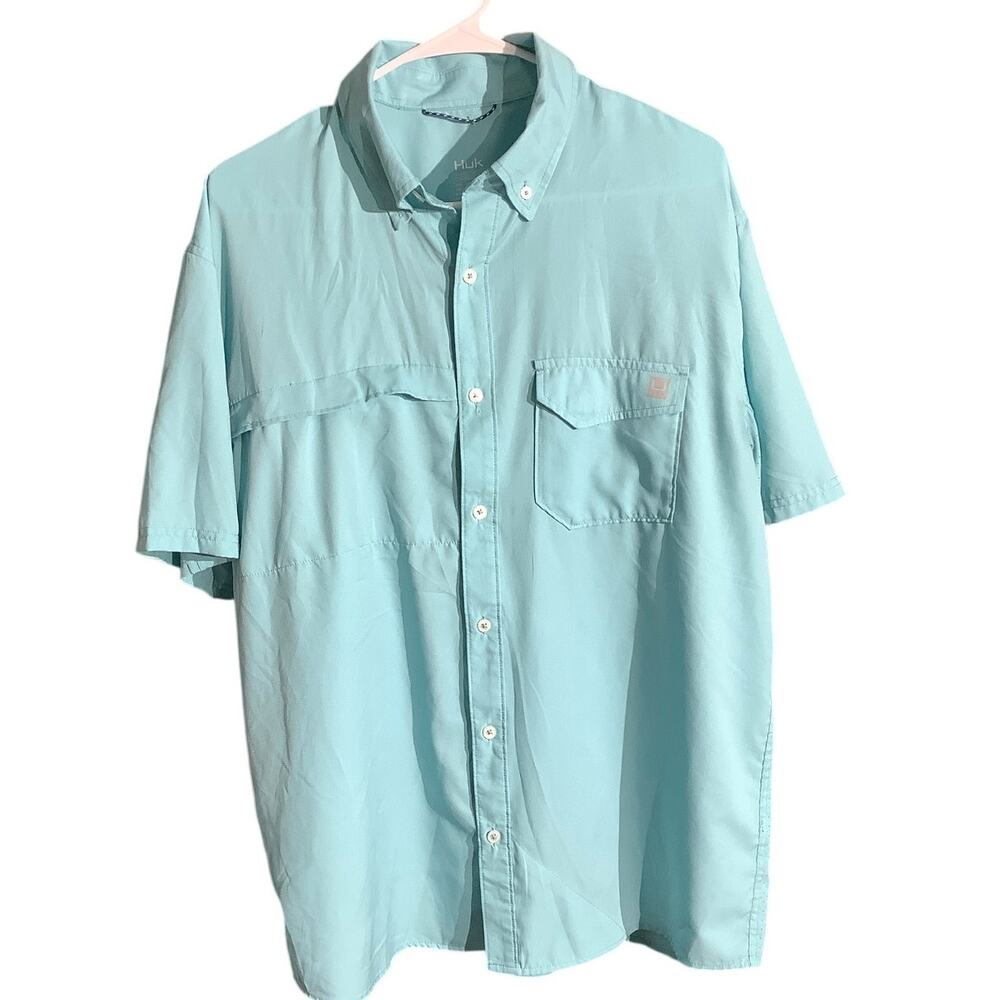 HUK Tide Point Fishing Shirt Men’s Large — Coastal, Outdoor, Performance